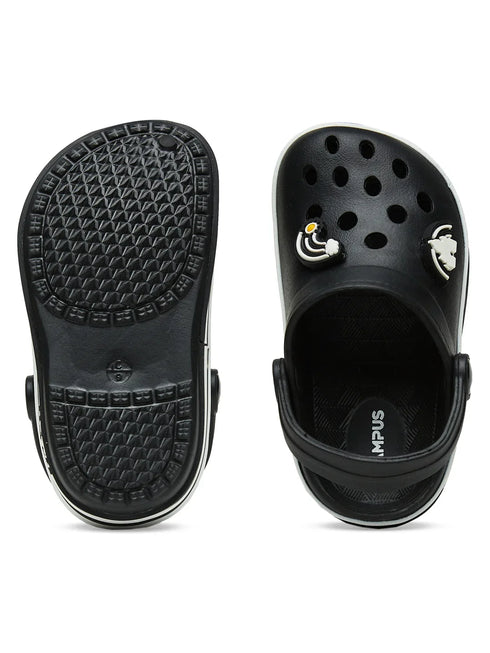 GC-9001K Black Kid's Clogs